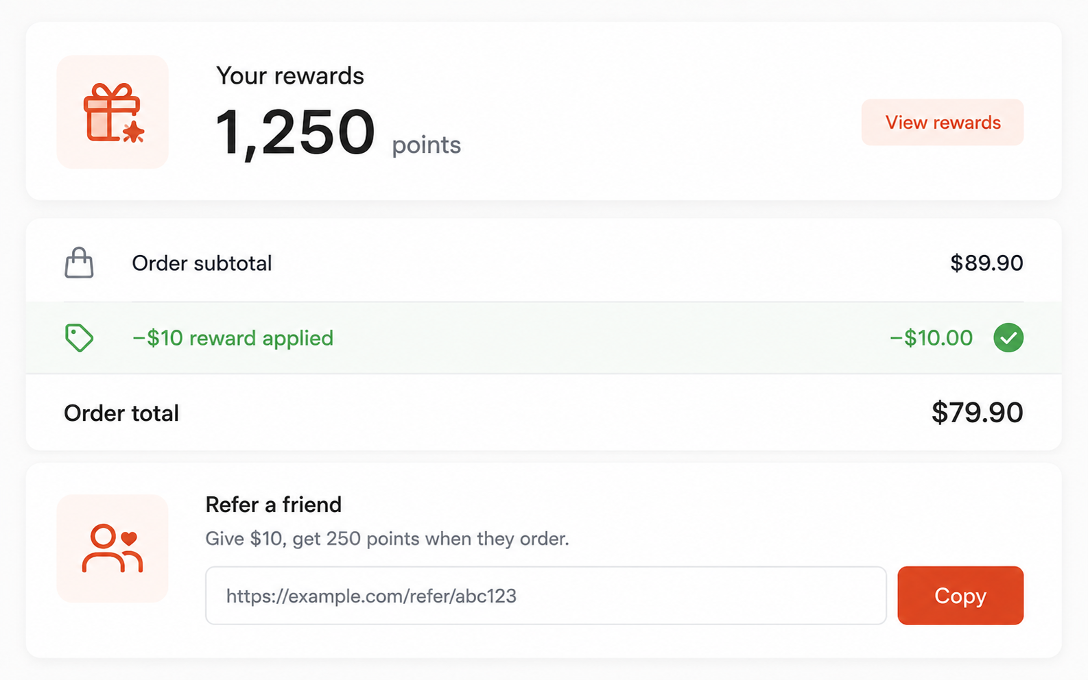 Redeemly app screenshot